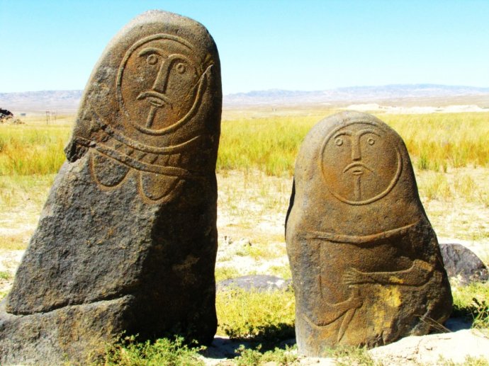Stone Statues in Altay