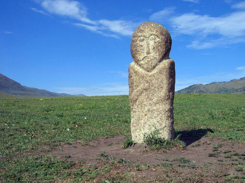 Stone Statues in Altay