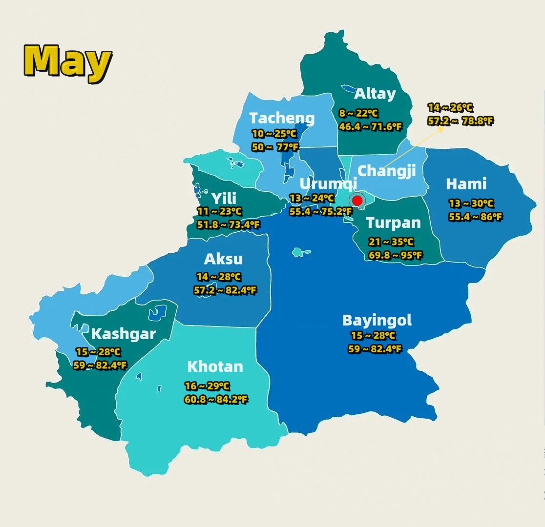 May in Xinjiang