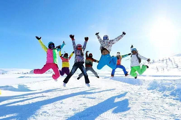 Ski in Winter Snow Fantasy - Xinjiang